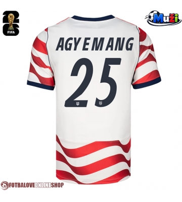 Spojené státy Patrick Agyemang #25 Domácí Dres MS 2026 Krátkým Rukávem