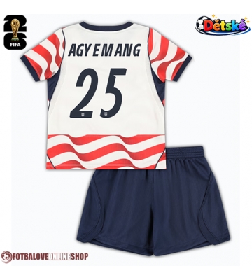 Spojené státy Patrick Agyemang #25 Domácí dres komplet pro Děti MS 2026 Krátkým Rukávem (+ Krátké kalhoty)