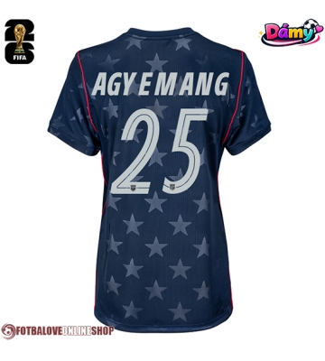 Spojené státy Patrick Agyemang #25 Venkovní Dres pro Dámy MS 2026 Krátkým Rukávem