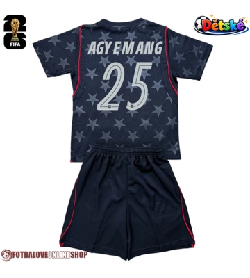 Spojené státy Patrick Agyemang #25 Venkovní dres komplet pro Děti MS 2026 Krátkým Rukávem (+ Krátké kalhoty)