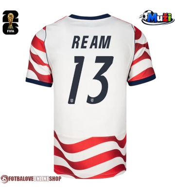 Spojené státy Tim Ream #13 Domácí Dres MS 2026 Krátkým Rukávem