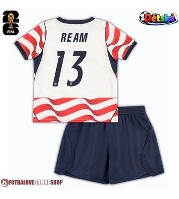 Spojené státy Tim Ream #13 Domácí dres komplet pro Děti MS 2026 Krátkým Rukávem (+ Krátké kalhoty)