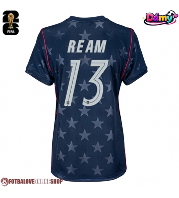 Spojené státy Tim Ream #13 Venkovní Dres pro Dámy MS 2026 Krátkým Rukávem