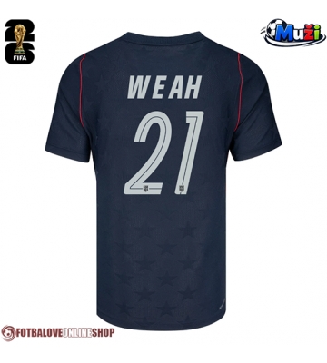 Spojené státy Timothy Weah #21 Venkovní Dres MS 2026 Krátkým Rukávem