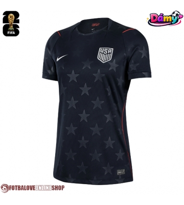 Spojené státy Venkovní Dres pro Dámy MS 2026 Krátkým Rukávem