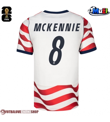 Spojené státy Weston McKennie #8 Domácí Dres MS 2026 Krátkým Rukávem