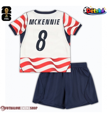 Spojené státy Weston McKennie #8 Domácí dres komplet pro Děti MS 2026 Krátkým Rukávem (+ Krátké kalhoty)