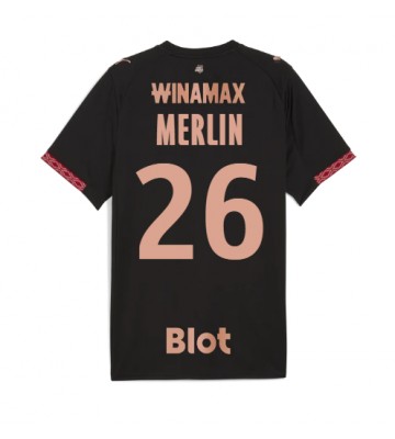 Stade Rennais Quentin Merlin #26 Alternativní Dres 2025-26 Krátkým Rukávem Stade Rennais Quentin Merlin #26 Alternativní Dres 2025-26 Krátkým Rukávem