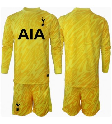 Tottenham Hotspur Brankář Domácí dres komplet pro Děti 2024-25 Dlouhým Rukávem (+ Krátké kalhoty)