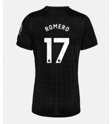 Tottenham Hotspur Cristian Romero #17 Venkovní Dres pro Dámy 2025-26 Krátkým Rukávem