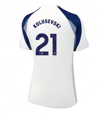Tottenham Hotspur Dejan Kulusevski #21 Domácí Dres pro Dámy 2025-26 Krátkým Rukávem
