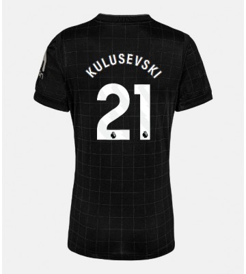 Tottenham Hotspur Dejan Kulusevski #21 Venkovní Dres pro Dámy 2025-26 Krátkým Rukávem