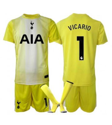 Tottenham Hotspur Guglielmo Vicario #1 Brankář Alternativní dres komplet pro Děti 2025-26 Krátkým Rukávem (+ Krátké kalhoty) Tottenham Hotspur Guglielmo Vicario #1 Brankář Alternativní dres komplet pro Děti 2025-26 Krátkým Rukávem (+ Krátké kalhoty)