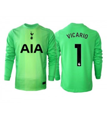 Tottenham Hotspur Guglielmo Vicario #1 Brankář Domácí Dres 2025-26 Dlouhým Rukávem Tottenham Hotspur Guglielmo Vicario #1 Brankář Domácí Dres 2025-26 Dlouhým Rukávem