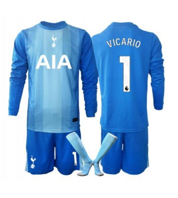 Tottenham Hotspur Guglielmo Vicario #1 Brankář Venkovní dres komplet pro Děti 2025-26 Dlouhým Rukávem (+ Krátké kalhoty) Tottenham Hotspur Guglielmo Vicario #1 Brankář Venkovní dres komplet pro Děti 2025-26 Dlouhým Rukávem (+ Krátké kalhoty)