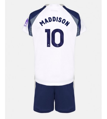 Tottenham Hotspur James Maddison #10 Domácí dres komplet pro Děti 2025-26 Krátkým Rukávem (+ Krátké kalhoty)