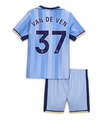 Tottenham Hotspur Micky van de Ven #37 Venkovní dres komplet pro Děti 2024-25 Krátkým Rukávem (+ Krátké kalhoty)