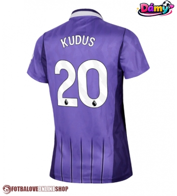 Tottenham Hotspur Mohammed Kudus #20 Alternativní Dres pro Dámy 2026-27 Krátkým Rukávem