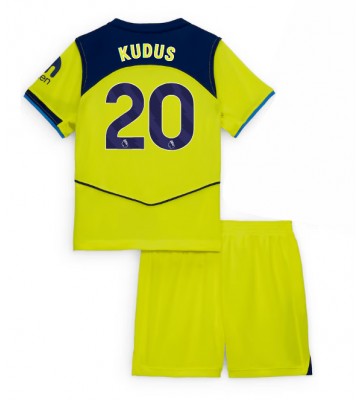 Tottenham Hotspur Mohammed Kudus #20 Alternativní dres komplet pro Děti 2025-26 Krátkým Rukávem (+ Krátké kalhoty)