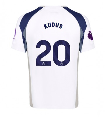 Tottenham Hotspur Mohammed Kudus #20 Domácí Dres 2025-26 Krátkým Rukávem