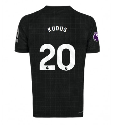 Tottenham Hotspur Mohammed Kudus #20 Venkovní Dres 2025-26 Krátkým Rukávem