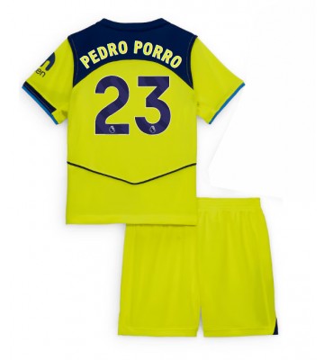 Tottenham Hotspur Pedro Porro #23 Alternativní dres komplet pro Děti 2025-26 Krátkým Rukávem (+ Krátké kalhoty)
