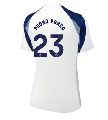 Tottenham Hotspur Pedro Porro #23 Domácí Dres pro Dámy 2025-26 Krátkým Rukávem