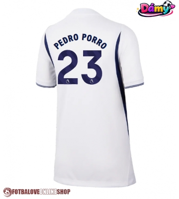 Tottenham Hotspur Pedro Porro #23 Domácí Dres pro Dámy 2026-27 Krátkým Rukávem