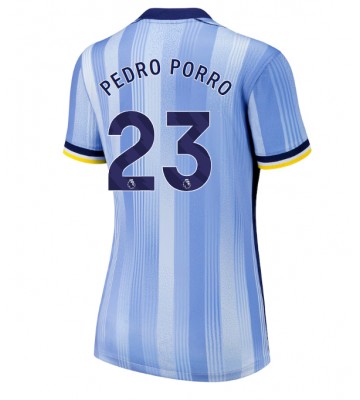 Tottenham Hotspur Pedro Porro #23 Venkovní Dres pro Dámy 2024-25 Krátkým Rukávem
