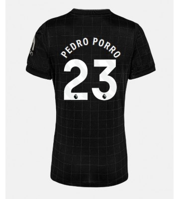 Tottenham Hotspur Pedro Porro #23 Venkovní Dres pro Dámy 2025-26 Krátkým Rukávem