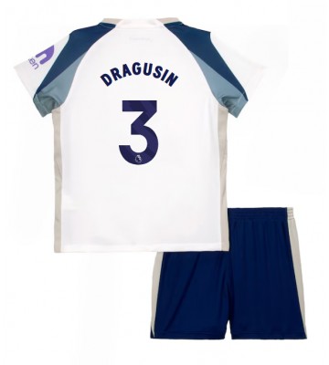 Tottenham Hotspur Radu Dragusin #3 Domácí dres komplet pro Děti 2025-26 Krátkým Rukávem (+ Krátké kalhoty)
