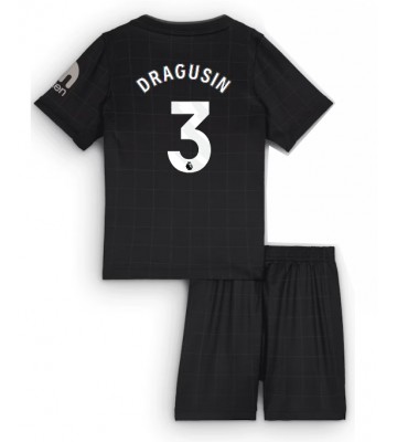 Tottenham Hotspur Radu Dragusin #3 Venkovní dres komplet pro Děti 2025-26 Krátkým Rukávem (+ Krátké kalhoty)