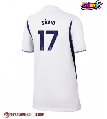 Tottenham Hotspur Savio #17 Domácí Dres pro Dámy 2026-27 Krátkým Rukávem