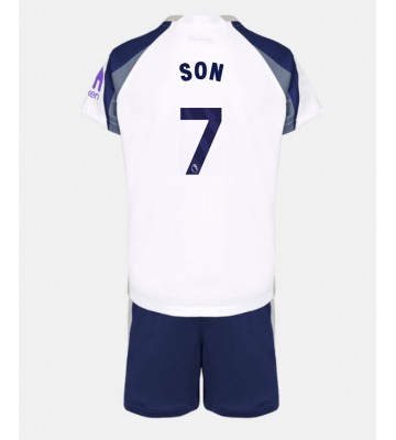 Tottenham Hotspur Son Heung-min #7 Domácí dres komplet pro Děti 2025-26 Krátkým Rukávem (+ Krátké kalhoty)