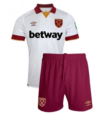 West Ham United Alternativní dres komplet pro Děti 2024-25 Krátkým Rukávem (+ Krátké kalhoty)