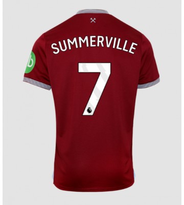 West Ham United Crysencio Summerville #7 Domácí Dres 2025-26 Krátkým Rukávem West Ham United Crysencio Summerville #7 Domácí Dres 2025-26 Krátkým Rukávem