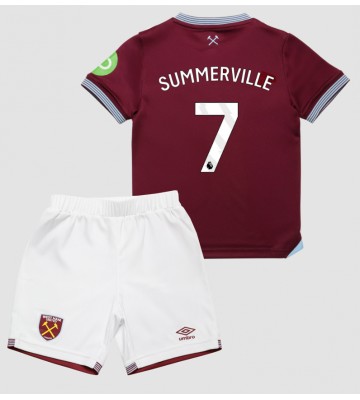 West Ham United Crysencio Summerville #7 Domácí dres komplet pro Děti 2025-26 Krátkým Rukávem (+ Krátké kalhoty) West Ham United Crysencio Summerville #7 Domácí dres komplet pro Děti 2025-26 Krátkým Rukávem (+ Krátké kalhoty)