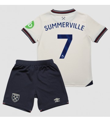 West Ham United Crysencio Summerville #7 Venkovní dres komplet pro Děti 2025-26 Krátkým Rukávem (+ Krátké kalhoty) West Ham United Crysencio Summerville #7 Venkovní dres komplet pro Děti 2025-26 Krátkým Rukávem (+ Krátké kalhoty)