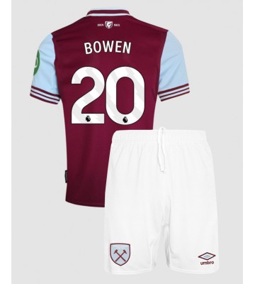 West Ham United Jarrod Bowen #20 Domácí dres komplet pro Děti 2024-25 Krátkým Rukávem (+ Krátké kalhoty)