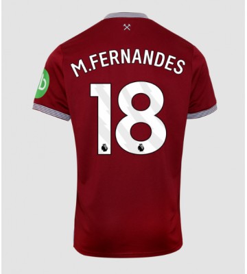 West Ham United Mateus Fernandes #18 Domácí Dres 2025-26 Krátkým Rukávem West Ham United Mateus Fernandes #18 Domácí Dres 2025-26 Krátkým Rukávem