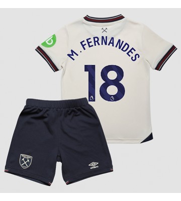 West Ham United Mateus Fernandes #18 Venkovní dres komplet pro Děti 2025-26 Krátkým Rukávem (+ Krátké kalhoty) West Ham United Mateus Fernandes #18 Venkovní dres komplet pro Děti 2025-26 Krátkým Rukávem (+ Krátké kalhoty)