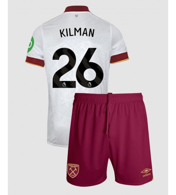West Ham United Max Kilman #26 Alternativní dres komplet pro Děti 2024-25 Krátkým Rukávem (+ Krátké kalhoty)
