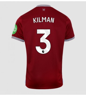 West Ham United Max Kilman #3 Domácí Dres 2025-26 Krátkým Rukávem