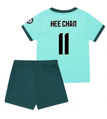 Wolves Hee-chan Hwang #11 Venkovní dres komplet pro Děti 2025-26 Krátkým Rukávem (+ Krátké kalhoty)