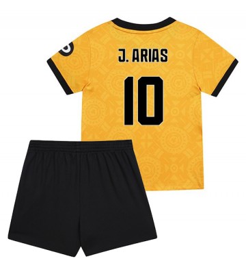 Wolves Jhon Arias #10 Domácí dres komplet pro Děti 2025-26 Krátkým Rukávem (+ Krátké kalhoty)