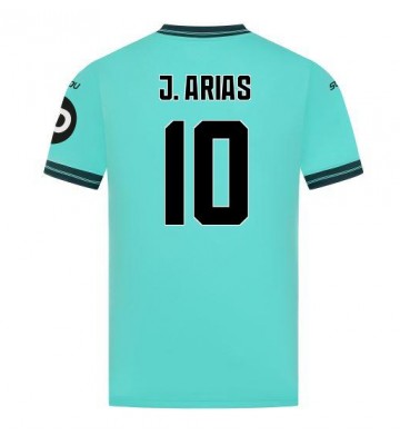 Wolves Jhon Arias #10 Venkovní Dres 2025-26 Krátkým Rukávem