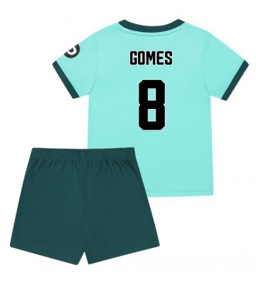 Wolves Joao Gomes #8 Venkovní dres komplet pro Děti 2025-26 Krátkým Rukávem (+ Krátké kalhoty)