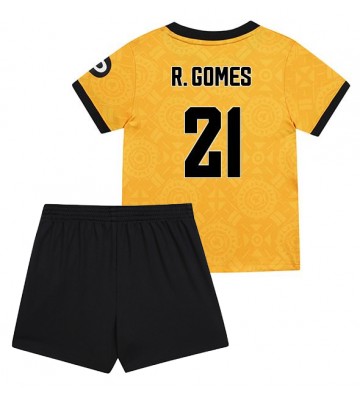 Wolves Rodrigo Gomes #21 Domácí dres komplet pro Děti 2025-26 Krátkým Rukávem (+ Krátké kalhoty)
