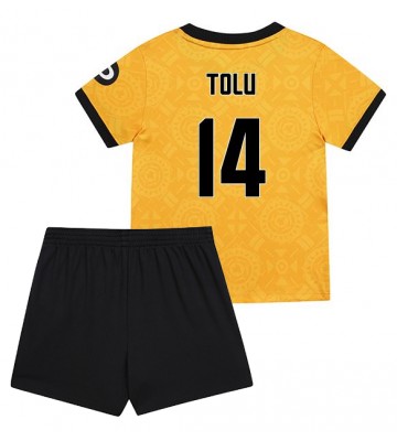 Wolves Tolu Arokodare #14 Domácí dres komplet pro Děti 2025-26 Krátkým Rukávem (+ Krátké kalhoty)