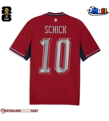 Česká republika Patrik Schick #10 Domácí Dres MS 2026 Krátkým Rukávem